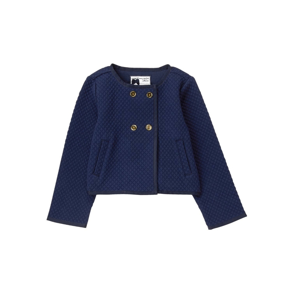 Janie and Jack quilted Jacquard lightweight jacket